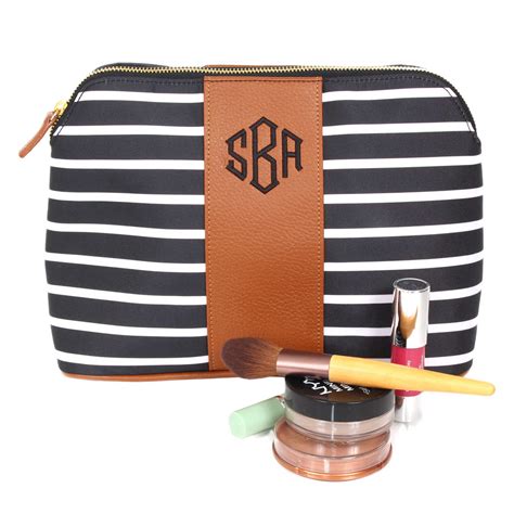 monogrammed toiletry bag women's